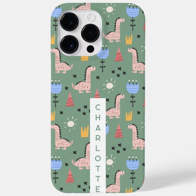 Capa de telefone de Crianças de Nomes Personalizad (Verso)