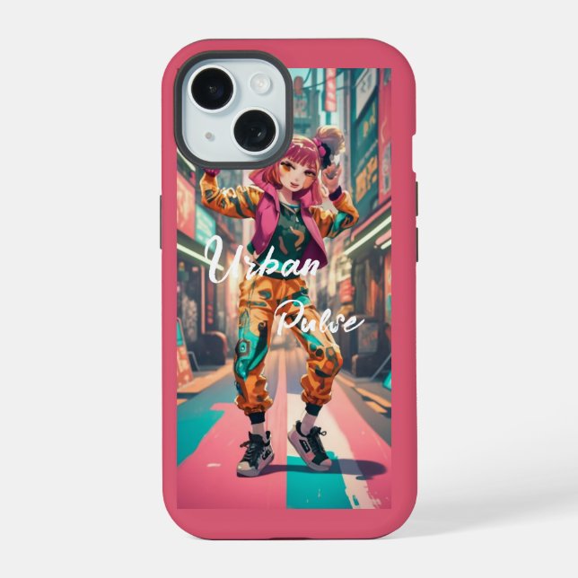 Capa de telefone de dança Hip Hop (Verso)