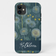 Capa de telefone de Dandelion para uma Senhora