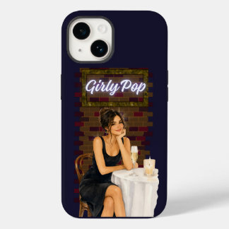 Capa de telefone de data pop feminina