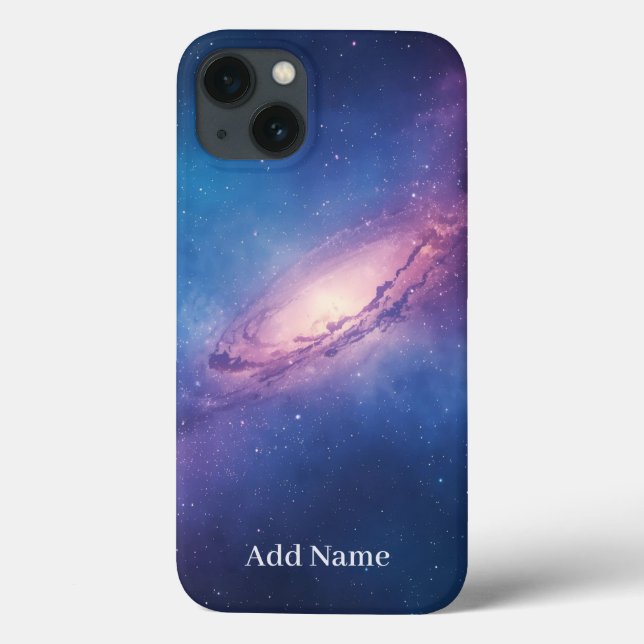 Capa de telefone de espiral Celestial - Personaliz (Verso)