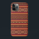 Capa de telefone de Estilo Nativo Americano<br><div class="desc">Design de indígenas com padrão indígena nativo em cores quentes.  - Mais itens com este design:  www.zazzle.com/aura2000/natam2</div>