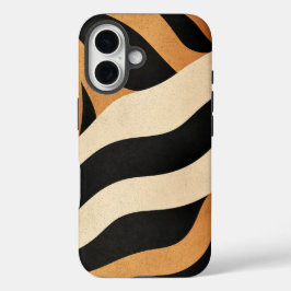 Capa de telefone de faixas de Tigre Negrito