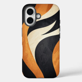 Capa de telefone de faixas de Tigre Negrito