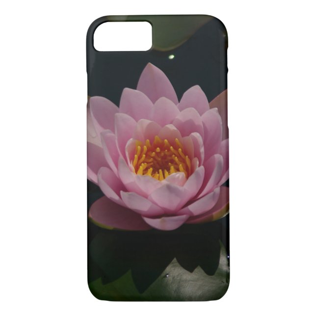 Capa de telefone de Flor de Lotus Waterlily Rosa (Verso)