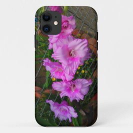 Capa de telefone de Flor Gladiola Roxo