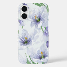 Capa de telefone de Flores Crocus