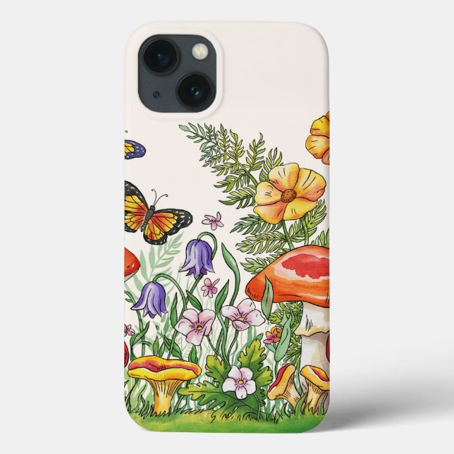 Capa de telefone de Flores de Verão (Verso)