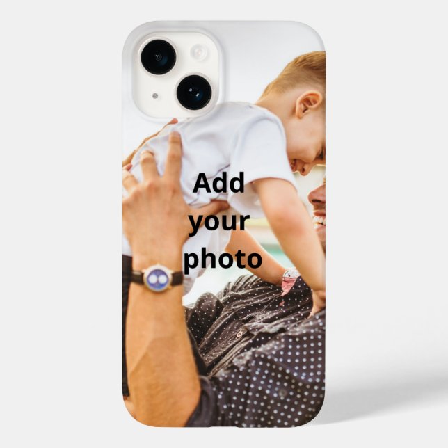 Capa de telefone de Foto Personalizada - iPhone 14 (Verso)