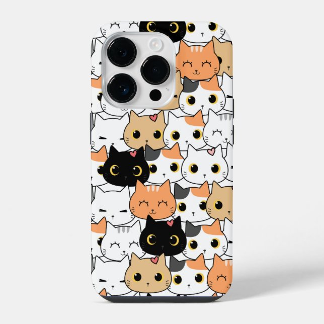 capa de telefone de gatinho fofo (Verso)