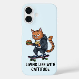 Capa de telefone de Gato beco