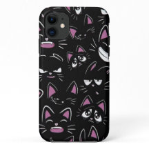 Capa de telefone de gato bonito