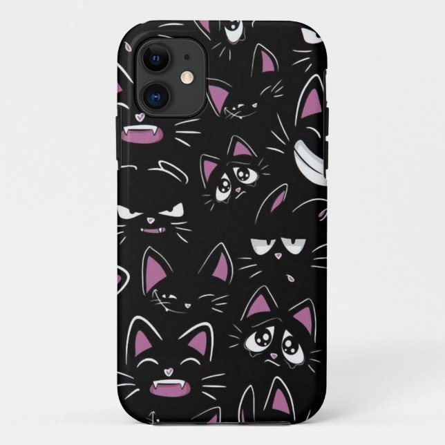 Capa de telefone de gato bonito (Verso)