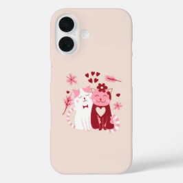 Capa de telefone de Gatos de Amor Bonito - Casal R