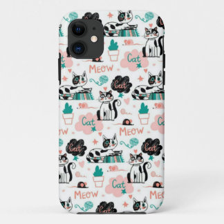 Capa de telefone de gatos divertidos