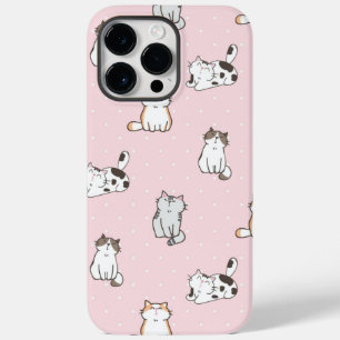 Capa de telefone de Gatos Rosa