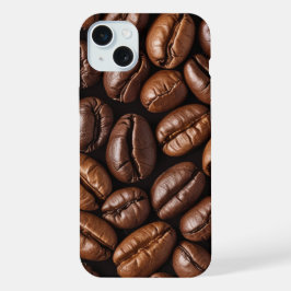 Capa de telefone de grão de café
