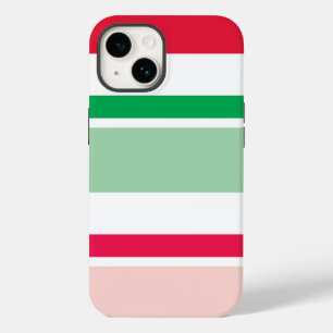 Capa de telefone de Greve de Natal Vermelha e Verd