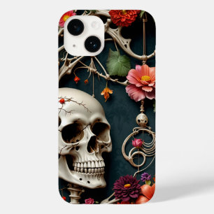 Capa de telefone de Harmonia Floral Gótica