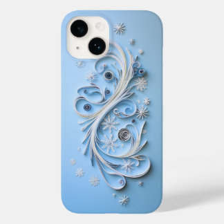 Capa de telefone de inverno | Flocos de neve e fit