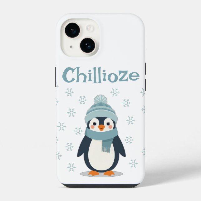 Capa de telefone de Kawaii Penguin - Chillioze Cut (Verso)
