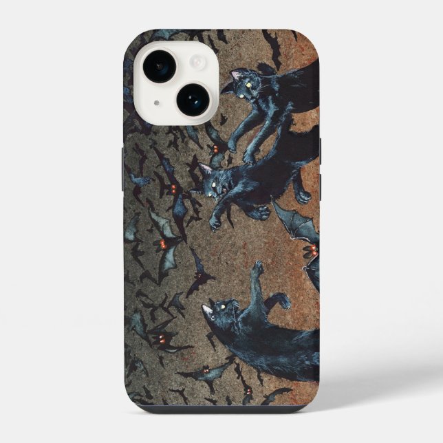Capa de telefone de Lote de Gatos (Verso)