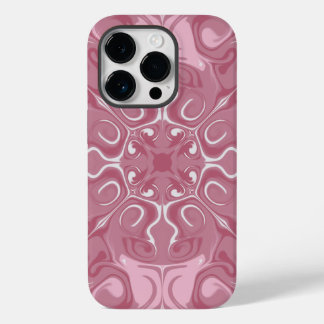 Capa de Telefone de Mármore Rosa Desenhada à Mão