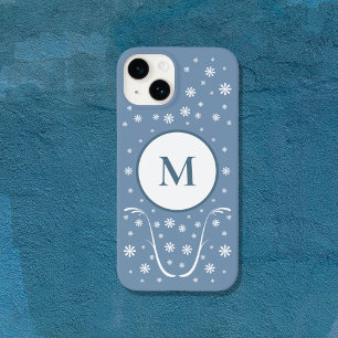Capa de telefone de Monograma de Energia da Flor A