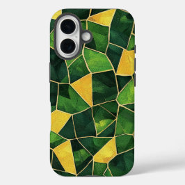Capa de telefone de mosaico da rolha de tartaruga