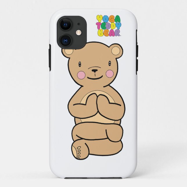 Capa de telefone de Namaste do urso de ursinho da (Verso)
