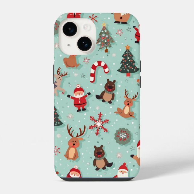 capa de telefone de natal (Verso)
