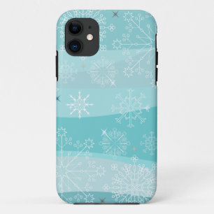 Capa de telefone de Natal em Flocos de Neve