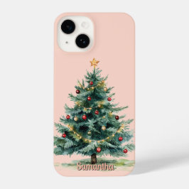 Capa de telefone de Natal estética personalizada