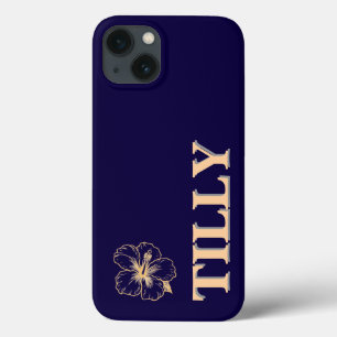 Capa de telefone de nome de corte