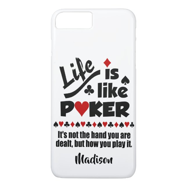 Capa de telefone de nome personalizado Life Like P (Verso)