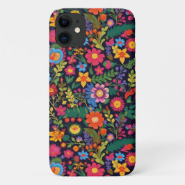 Capa de telefone de Padrão de Flor Mexicano Vibran