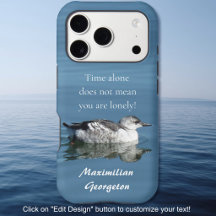 Capa de telefone de pato