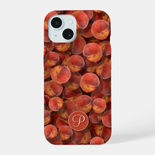 Capa de telefone de pêssegos