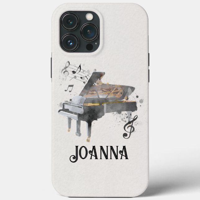 Capa de telefone de Piano Personalizada (Verso)