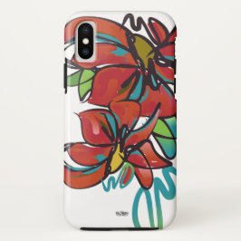 Capa de telefone de Poinsettia