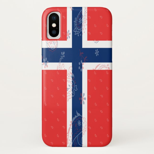 Capa de telefone de Sinalizador da Noruega (Verso)