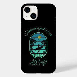 Capa de telefone de surfe