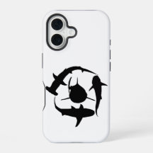 Capa de telefone de tubarão