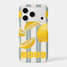 Capa de Telefone – Design Amarelo de Limão Mood Fo