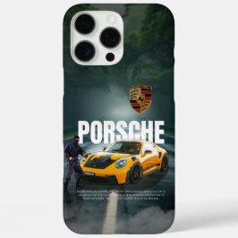 Capa de telefone Dinâmica Race-Silhouette Porsche 