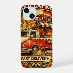 Capa de Telefone Divertida Tema Pizza – Design par