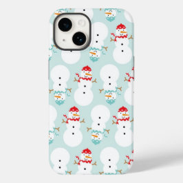Capa de telefone do boneco de neve