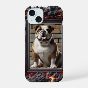 Capa de telefone do bulldog Brick