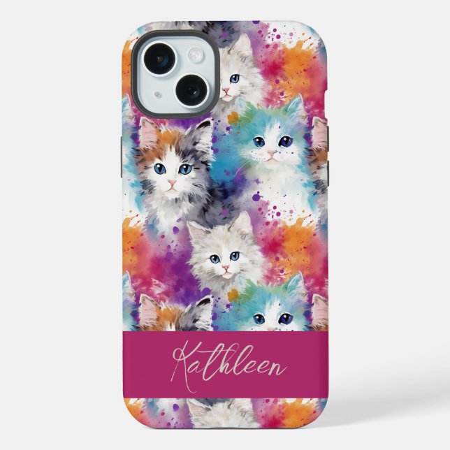 Capa de telefone do Cat Lover iPhone (Verso)