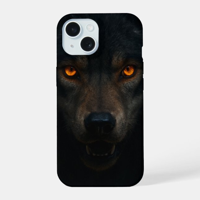 Capa de telefone do estilo Wolf (Verso)